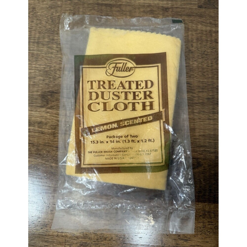 Fuller Treated Lemon Scented Duster Cloth for Dusting, 1 Pack, Yellow